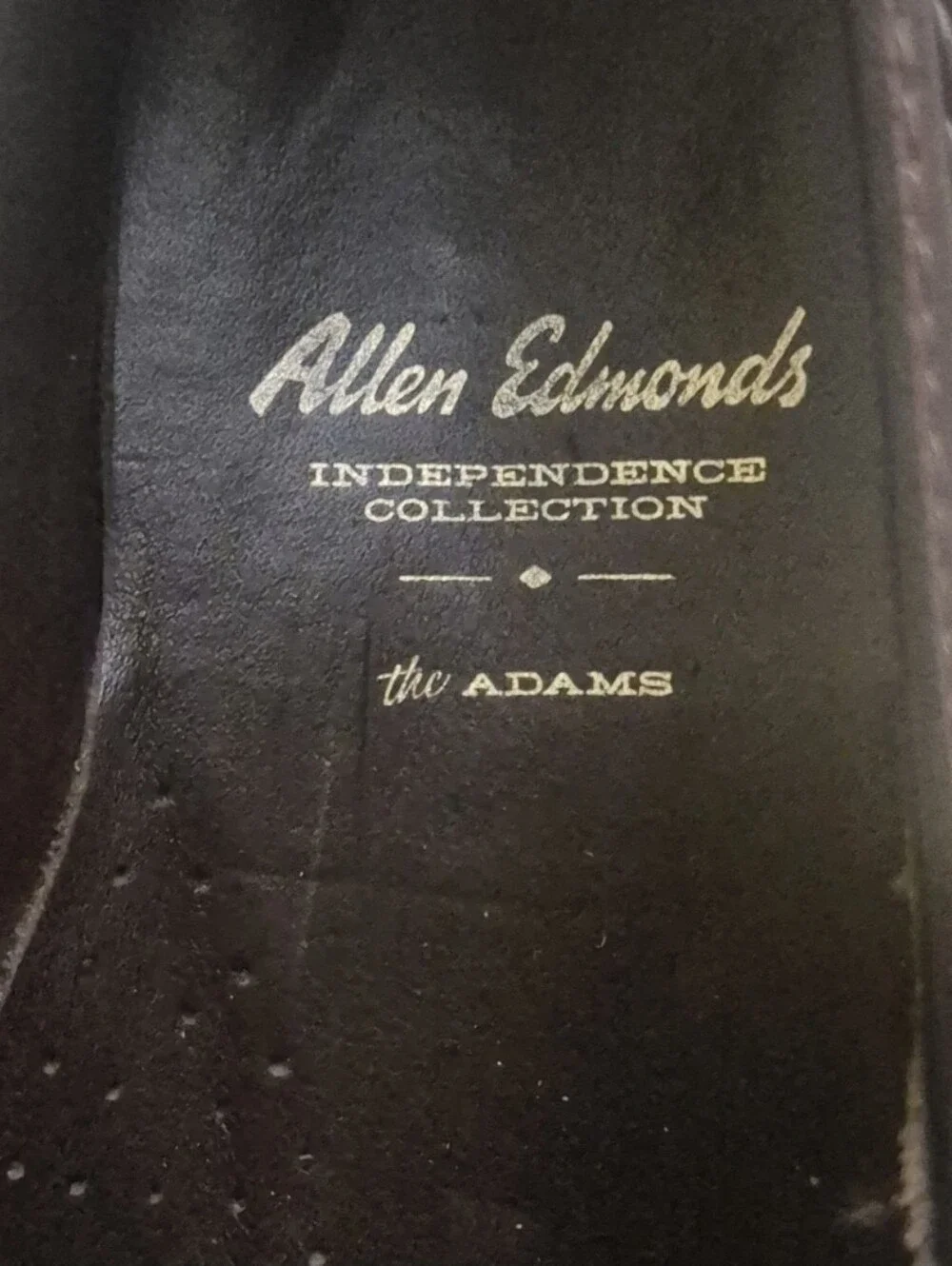Allen Edmonds Independent Collection with calfskin leather lambskin linings 9D